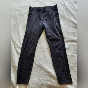 Black Dot Print Leggings